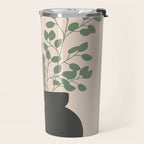 Vase no. 3 with Eucalyptus and Tulip Travel Mug Gallery Image 2