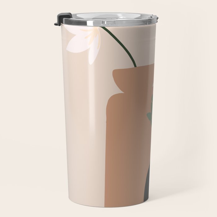 Vase no. 3 with Eucalyptus and Tulip Travel Mug Gallery Image 3