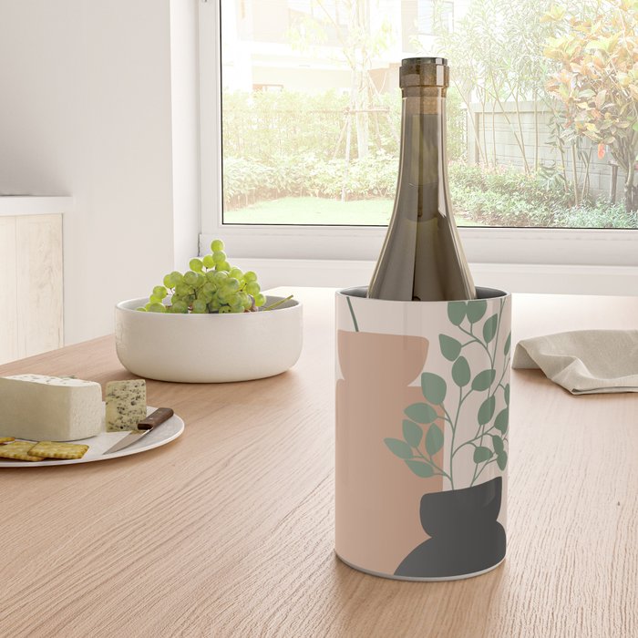 Vase no. 3 with Eucalyptus and Tulip Wine Chiller Gallery Image 4