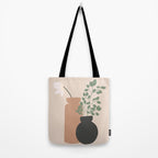 Vase no. 3 with Eucalyptus and Tulip Tote Bag Gallery Image 2
