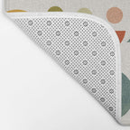 Playful Bauhaus geometric vivid shapes Bath Mat Gallery Image 2