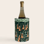 Woodland soil Morris style emerald Wine Chiller Gallery Image 1