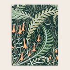 Woodland soil Morris style emerald Notebook Gallery Image 4