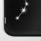 Aquarius Zodiac Star Constellation Line Art Black Laptop Sleeve Gallery Image 3