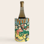 Fashionable Battle of Frogs by Kawanabe Kyosai, 1864 Wine Chiller Gallery Image 2