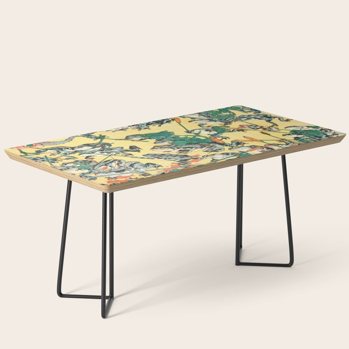 Fashionable Battle of Frogs by Kawanabe Kyosai, 1864 Coffee Table Gallery Image 1