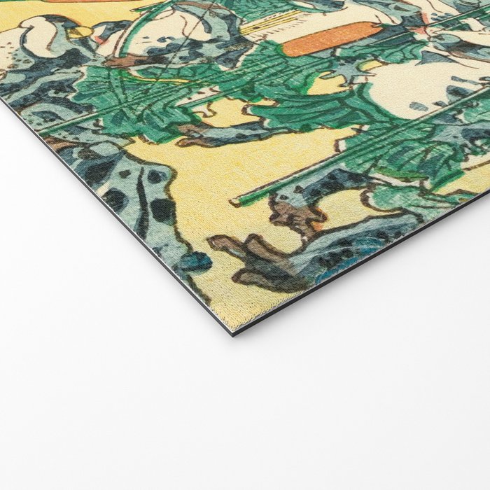 Fashionable Battle of Frogs by Kawanabe Kyosai, 1864 Welcome Mat Gallery Image 2