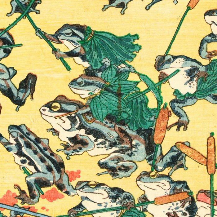 Fashionable Battle of Frogs by Kawanabe Kyosai, 1864 Coffee Mug Gallery Image 2