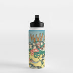 Fashionable Battle of Frogs by Kawanabe Kyosai, 1864 Water Bottle Gallery Image 3