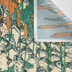 Fashionable Battle of Frogs by Kawanabe Kyosai, 1864 Wall Tapestry Gallery Image 3