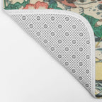 Fashionable Battle of Frogs by Kawanabe Kyosai, 1864 Bath Mat Gallery Image 2