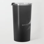 Hammerhead Shark (Black and White) Travel Mug Gallery Image 3