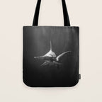 Hammerhead Shark (Black and White) Tote Bag Gallery Image 1