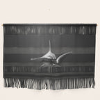 Hammerhead Shark (Black and White) Wall Hanging Gallery Image 1