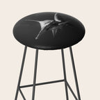 Hammerhead Shark (Black and White) Stool Gallery Image 2
