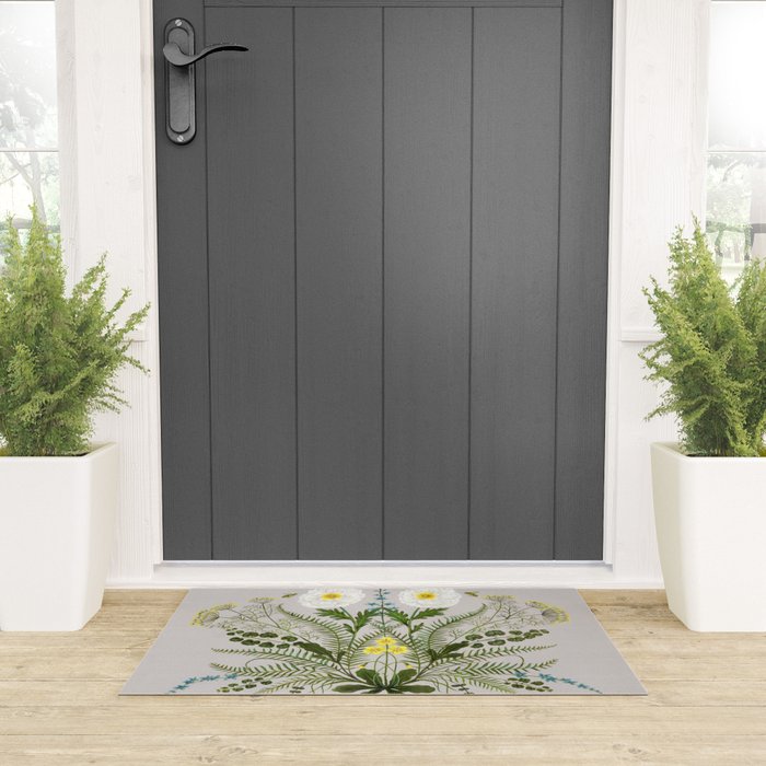 Poppy and Primrose Welcome Mat Gallery Image 3