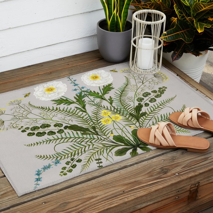 Poppy and Primrose Outdoor Rug Gallery Image 2
