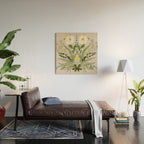 Poppy and Primrose Wood Wall Art Gallery Image 2