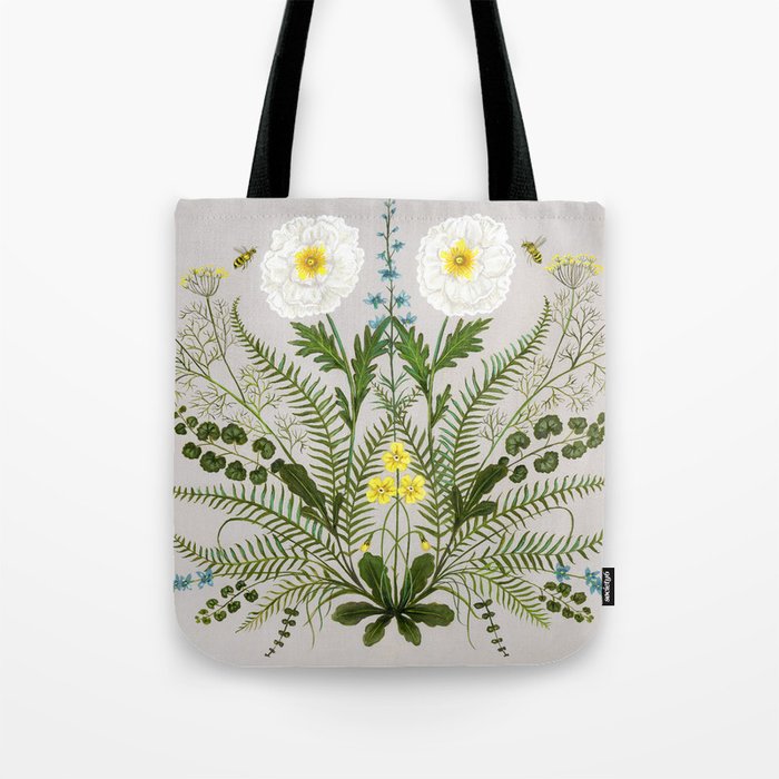 Poppy and Primrose Tote Bag Gallery Image 1