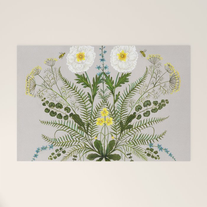 Poppy and Primrose Welcome Mat Gallery Image 1