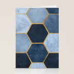 Blue Stone Coastal Design Stationery Card Gallery Image 2