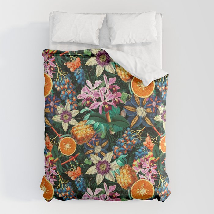 Tropical Orange Garden Duvet Cover Gallery Image 6