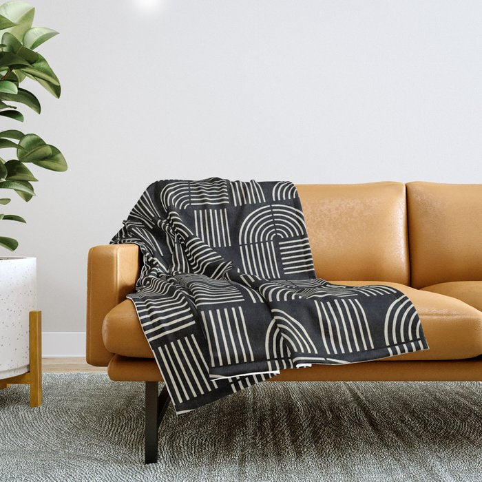 Balance Lines Throw Blanket Gallery Image 1