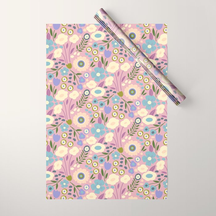 Whimsy Floral  Wrapping Paper Gallery Image 1
