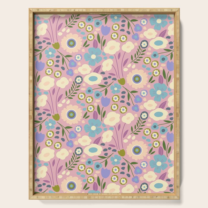 Whimsy Floral  Serving Tray Gallery Image 1