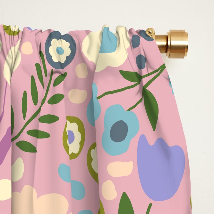 Whimsy Floral  Window Curtain Gallery Image 2