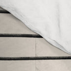 Black Horizontal Lines Comforter Gallery Image 4