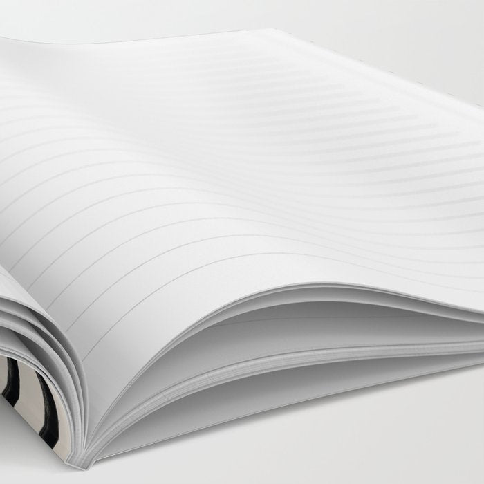 Black Horizontal Lines Notebook Gallery Image 2
