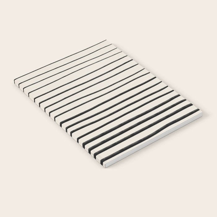 Black Horizontal Lines Notebook Gallery Image 2