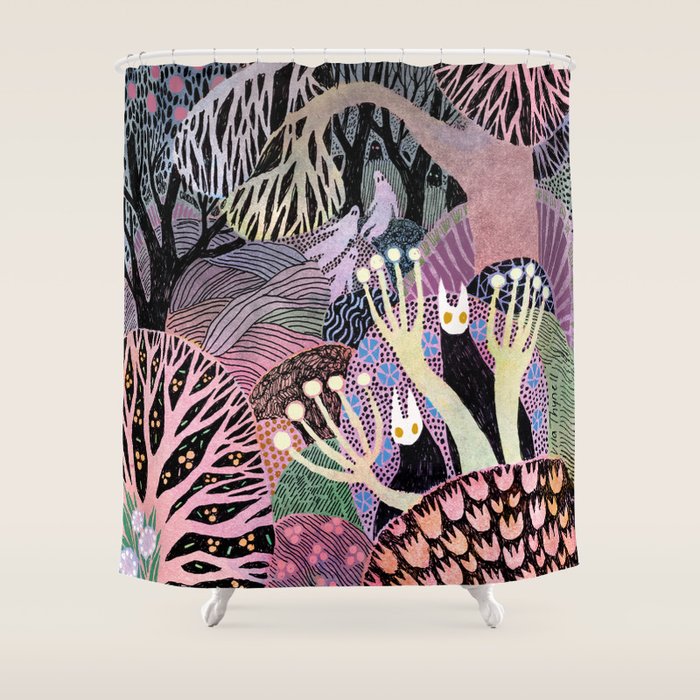 Ghosts of Curiosity Shower Curtain Gallery Image 1