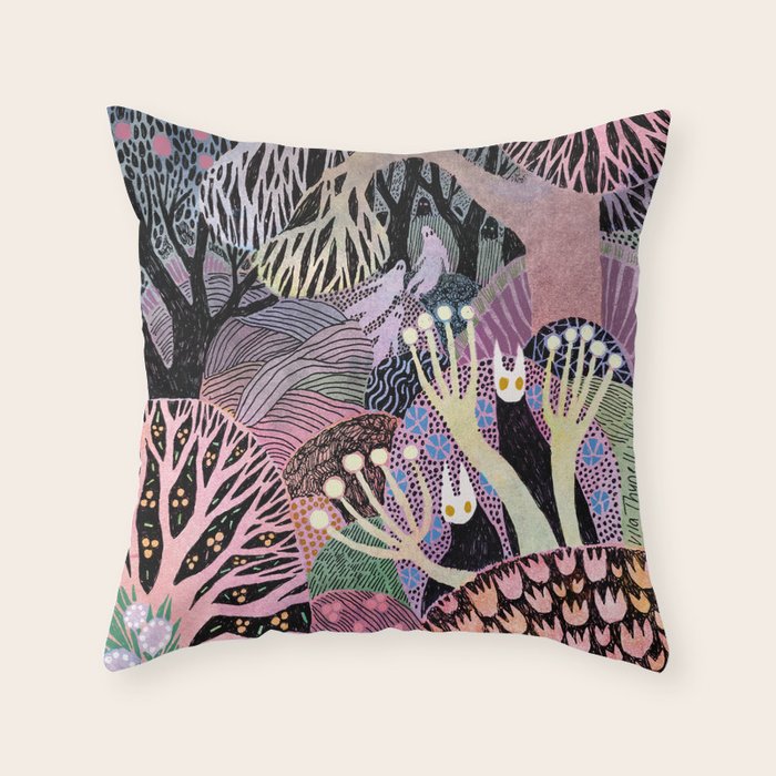 Ghosts of Curiosity Throw Pillow Gallery Image 6