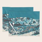 Steamboat Springs Vintage Ski Poster Placemat Gallery Image 1