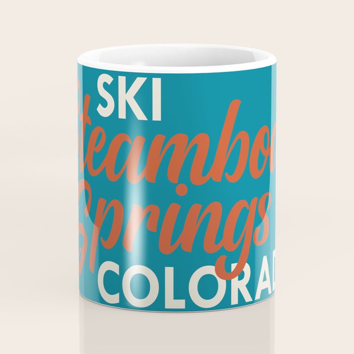 Steamboat Springs Vintage Ski Poster Coffee Mug Gallery Image 4