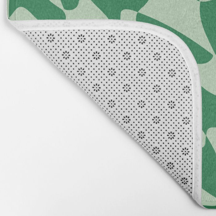 Wavy Check in Forest Green Bath Mat Gallery Image 2
