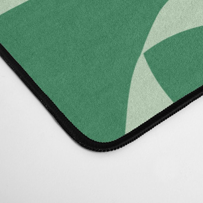 Wavy Check in Forest Green Desk Mat Gallery Image 4