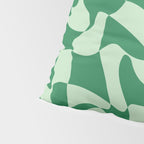 Wavy Check in Forest Green Pillow Sham Gallery Image 4