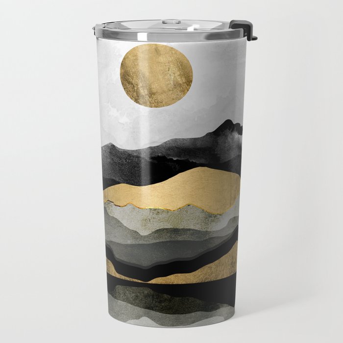 Golden Spring Moon Travel Mug Gallery Image 2