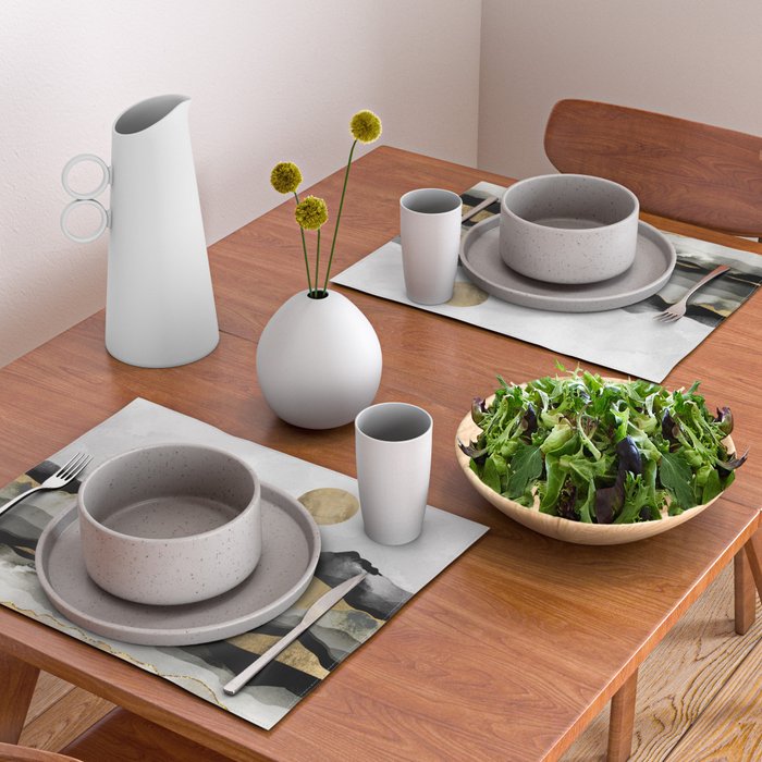 Golden Spring Moon Placemat Gallery Image 2