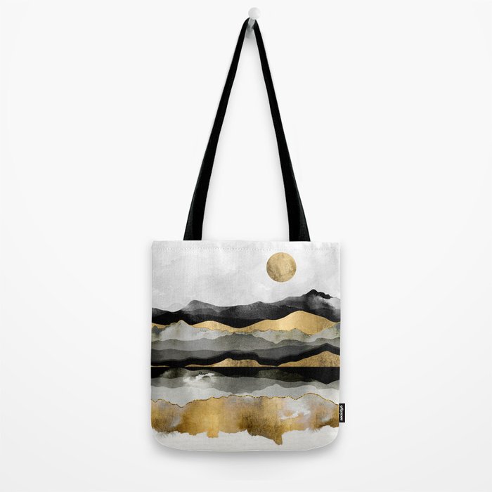 Golden Spring Moon Tote Bag Gallery Image 2