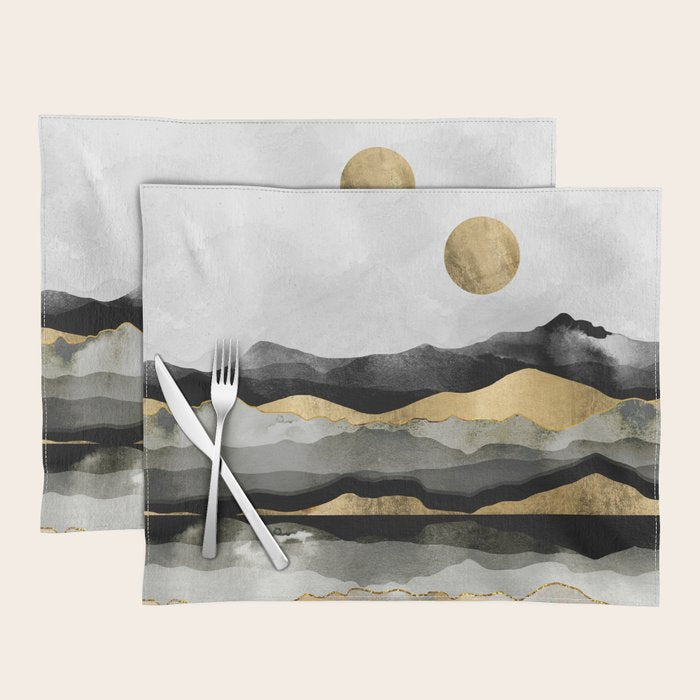 Golden Spring Moon Placemat Gallery Image 1