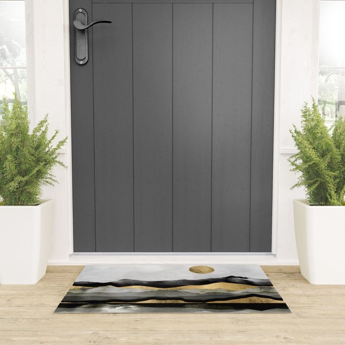 Golden Spring Moon Welcome Mat Gallery Image 3