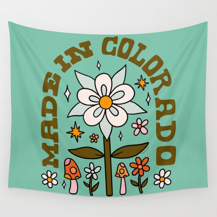 Made In Colorado Wall Tapestry Gallery Image 4