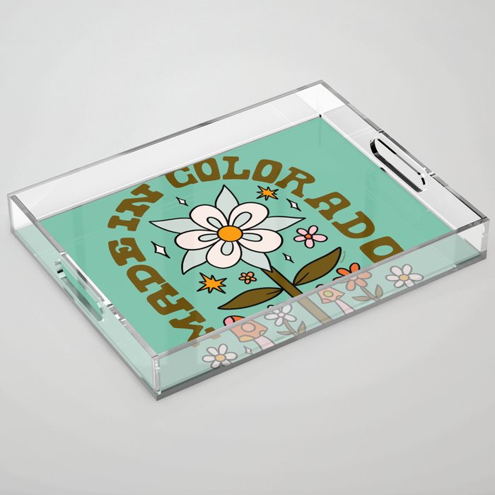 Made In Colorado Acrylic Tray Gallery Image 1