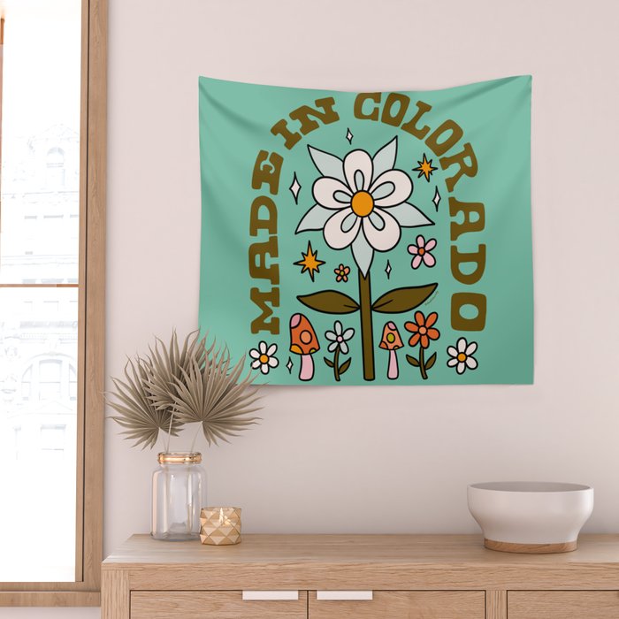 Made In Colorado Wall Tapestry Gallery Image 2