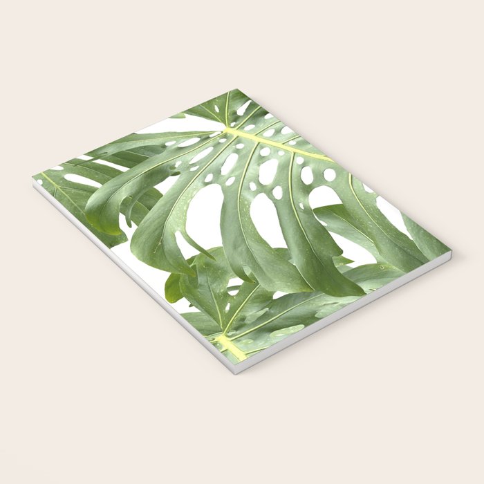 Vibrant tropical foliage on white Notebook Gallery Image 3