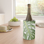 Vibrant tropical foliage on white Wine Chiller Gallery Image 4